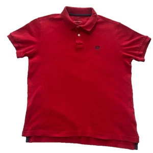 Chaps Polo Herren Medium Rot Kurzarm Natur Stretch Lesen - Bild 1 von 7