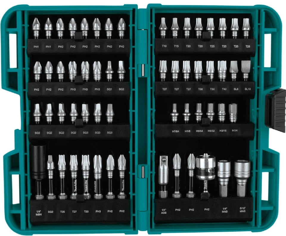 Makita E-01644 XPS Impact Bit Set Screwdriver Driver Bits Alloy Steel New Retail - Image 1 of 1