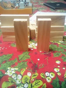 Bloques de madera pino 1"" X 2"" X 4"" bloque de pino de madera lote de 15 piezas bloques de construcción artesanales - Imagen 1 de 2