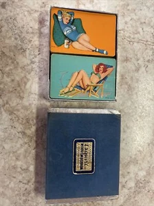 VINTAGE PINUP SPIELKARTENDECKS DURATONE ESQUIRE ARRCO MIDWAY VARGAS VANITIES MIT BOX - Bild 1 von 10