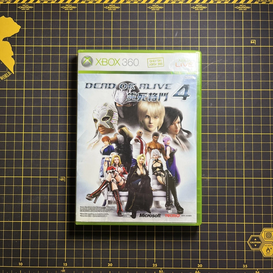 Dead or Alive 4 Microsoft Xbox 360 Asia English Chinese NTSC-J Complete - Image 1 of 4