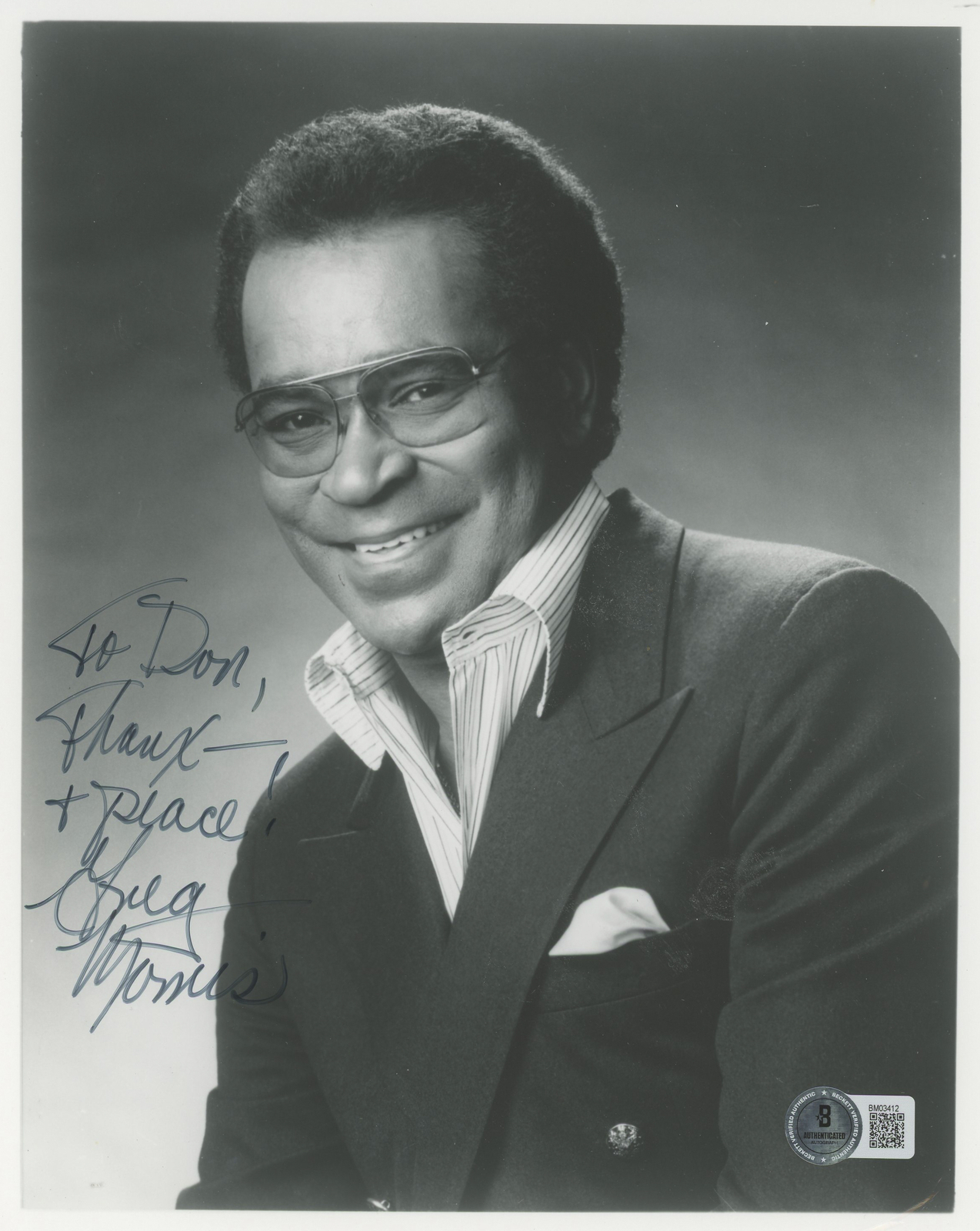 Greg Morris Autographed Signed Mission: Impossible "Thanks & Peace" 8X10 Photo Beckett 