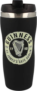 Guinness Bottle Top Travel Mug Tumbler with St James's Gate Design (300ml) - Picture 1 of 1