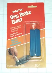 FRENO DE DISCO MAESTRO SILENCIOSO PARA PASTILLAS DE FRENO TUBOS DE 2 1/4 OZ - HACE 2 JUEGOS DE PASTILLAS - SIN - Imagen 1 de 2