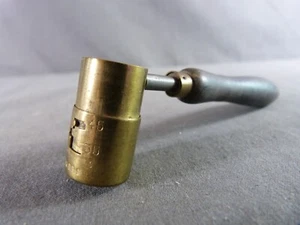 Antique French Brass Powder Shot Measure Adjustable Tool ⭐ - Picture 1 of 6