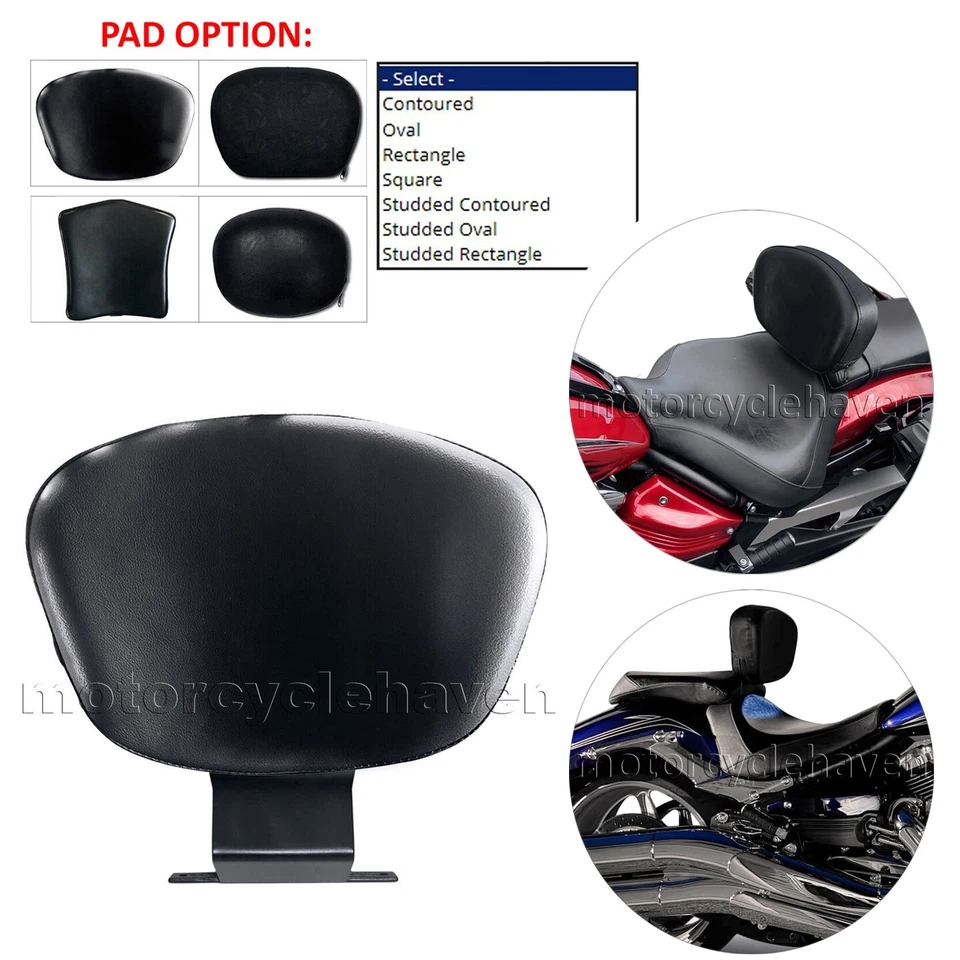 Juego de almohadillas de respaldo para conductor Yamaha Roadliner Stratoliner 2006-up Foto 1 de 4
