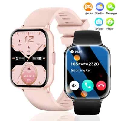 1.83" HD Smart Watch For Men Women Answer/Make Calls 1ATM Waterproof Smartwatch - Image 1 of 4