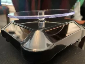 Solar Powered Rotary Display Stand New in the box Black - Picture 1 of 9