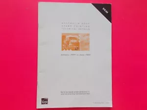 AUSTRALIA IMPRESIÓN DE SELLOS POSTALES DETALLES TÉCNICOS GUÍA DE REFERENCIA 1999 A 2000 - Imagen 1 de 4