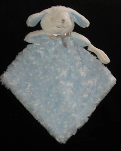 Mantas y más allá Azul Blanco Cachorro Perro Seguridad Bebé Lovey Rosetas Peluche - Imagen 1 de 4