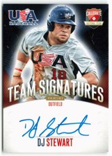 2014 DJ Stewart Panini USA Rookie Auto 014/399