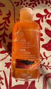 THE BODY SHOP PAPAYA BATH & SHOWER GEL 8.4 OZ, NEW, RARE, UNOPENED - Picture 1 of 1