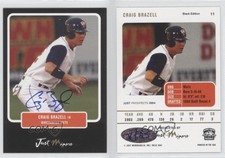 2004 Just Minors Just Prospects Black Auto /25 Craig Brazell #11 Auto