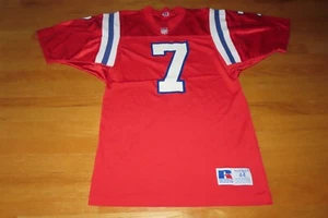 Vintage Russell HUGH MILLEN No 7 NEW ENGLAND PATRIOTS (Size 44) Football Jersey - Picture 1 of 9