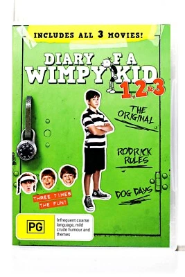 Diary Of A Wimpy Kid 1, 2 & 3 Preowned Region 4 - Image 1 of 3