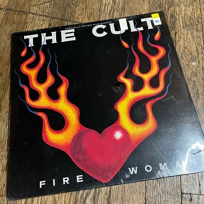 Vintage Sealed THE CULT ‎Fire Woman 1989 Vinyl LP Maxi Single Record 1989 Rock - Image 1 of 4
