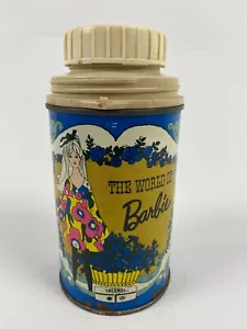 The World Of Barbie Thermoskanne Half Pint Metall mit Kunststoffdeckel Mattel 1971 Vintage - Bild 1 von 10