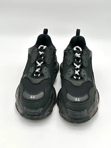 Balenciaga Triple S Triple Black Sneakers EUR 44 Size Us 11 UK 10 - Picture 1 of 6