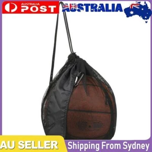Single Ball Bag Drawstring Sling Back Bag Basketball Bag Football Storage Bag - Picture 1 of 11