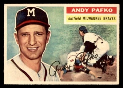 1956 Topps Baseball #312 Andy Pafko EX/MT *m1 Foto 1 de 2