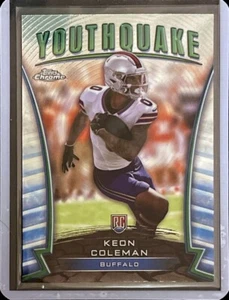 Keon Coleman - Rookie - 2024 Topps Chrome Football - Youthquake #Y-21 - Bild 1 von 1