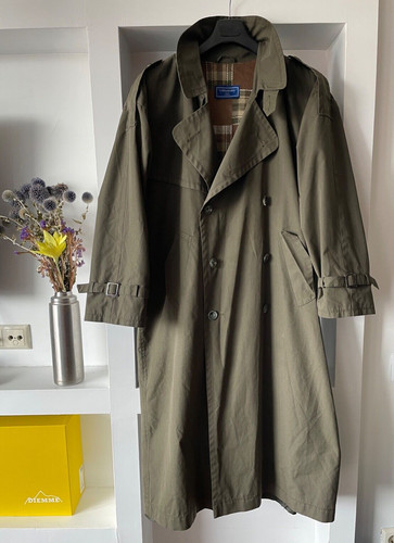 Trench coat Valentino vintage oversize kaki marrone lusso designer XL