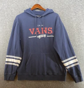 Vans Para Hombres Talla Grande Azul Sudadera con Capucha Fuera de las Paredes Gráfico Pullover NY CA - Imagen 1 de 12