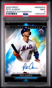 2020 Finest Moments Autographs Pete Alonso #MOMAPA PSA 9 - Bild 1 von 2