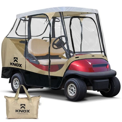 KNOX Golf Cart Covers 2 Passenger 55", 600D Universal Winter Golf Cart Enclosure - Image 1 of 4