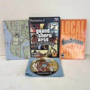 GTA: San Andreas PS2 CIB Complete Map & Manual Tested (PlayStation 2) - Picture 1 of 6
