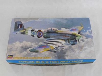 1/48 Hasegawa WWII RAF Typhoon Mk IB Tear Drop Canopy Plastic Model Kit Complete - Image 1 of 2