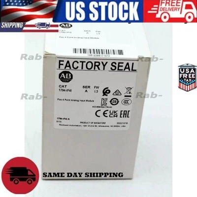 AB 1794-IF4I 1794IF4I  Flex 4 Point Analog Input Module New US Free Tax - Image 1 of 3