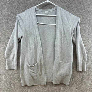 A New Day Damen Strickjacke Gr. XL grau langarm offene Fronttaschen - Bild 1 von 10