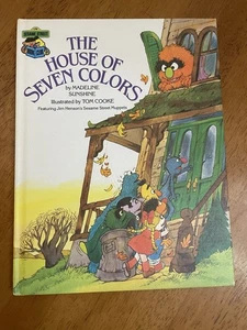 Sesame Street “The House Of Seven Colors by Madeline Sunshine 1985 Golden Press - Picture 1 of 5