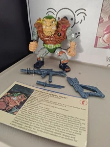 Vintage TMNT Ninja Turtles Figure General Traag 1989 Complete Mint - Picture 1 of 7