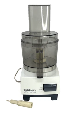 Cuisinart Little Pro Plus Food Processor TESTED Lid Blade Pusher Stem - Image 1 of 4