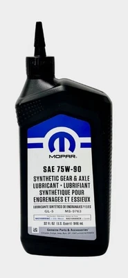 Für MOPAR 68218655AA MOPAR OIL 75W90 0.946L / MS-9763 / CHRYSLER JEEP DODGE RAM - Image 1 of 4