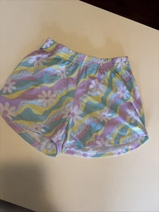 Girls Sleep On It Daisy Elastic Waist Shorts - Picture 1 of 5