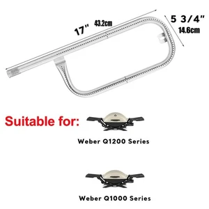 Grill Replacement 1 Pcs 41657 60040 For Weber Q100 Silver Stainless Steel - Picture 1 of 12