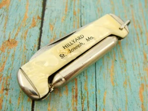 VINTAGE IMPERIAL USA GADGET MULTI BLADE INK PEN CIGAR BAND POCKET KNIFE KNIVES - Picture 1 of 11