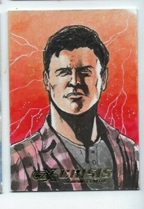Cryptozoic Crisis CZX sketch card Cezar Razek (b)