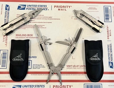 Multi-Tool, Pocket Knife, 13 Tools, GERBER, Mfr# 07530G. Excellent Condition USA - Image 1 of 4