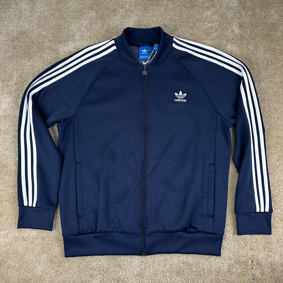 adidas Track Jacket Blue Men's Activewear for Sale | Shop adidas Track Jacket Blue Men's Activewear for Sale | Shop