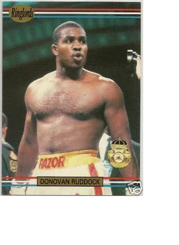 Razor Ruddock - 1991 Ringlords Sample Boxing Card - Image 1 of 1