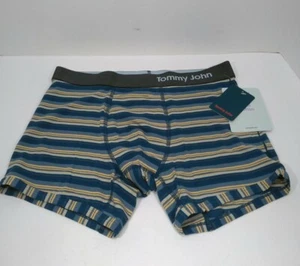 Men's Tommy John Horizon Stripe Pima Cotton Size XL Trunks Briefs Boxers... - Picture 1 of 6