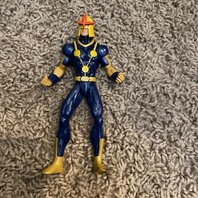 Figura de acción Marvel Ultimate Spider-Man Human Rocket NOVA Hasbro 2012 LL Foto 1 de 2