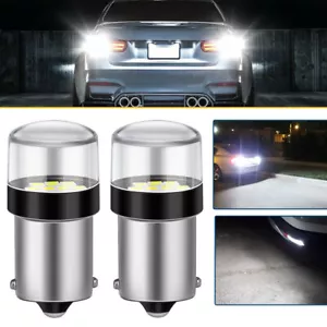 2Pcs Car Led P21W 1156 BA15S 1157 BAY15D P21/5W Turn Signal Lights Reverse Light - Picture 1 of 10