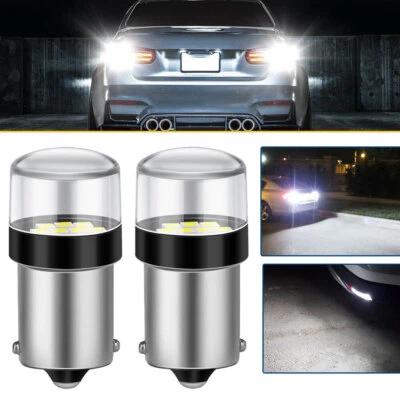 2Pcs Car Led P21W 1156 BA15S 1157 BAY15D P21/5W Turn Signal Lights Reverse Light - Image 1 of 4