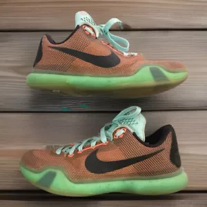 Nike Zoom Kobe 10 Easter Sz 8.5 X hot lava/sunset glow-black colorway  - Picture 1 of 6
