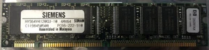 32MB HP PC-66 SDRAM P/N: D5297AX Siemens HYS64V4120GU-10 PC66-222-910 168-PIN - Picture 1 of 2